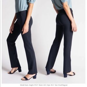 Beta brand straight leg pants- Navy